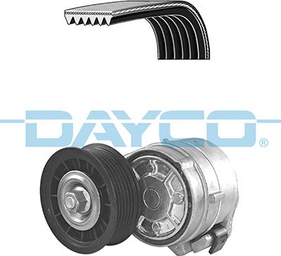 Dayco KPV745 - Комплект пистов ремък parts5.com