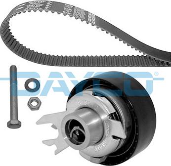 Dayco KTB255 - Комплект ангренажен ремък parts5.com