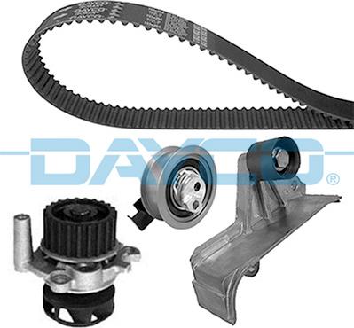 Dayco KTBWP9750 - Su pompası + Triger kayışı seti parts5.com