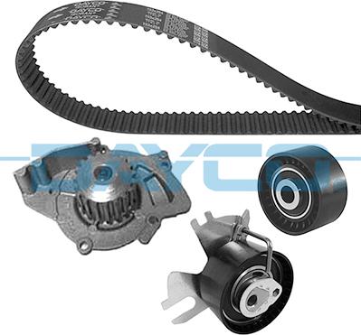 Dayco KTBWP4550 - Vízpumpa + fogasszíj készlet parts5.com