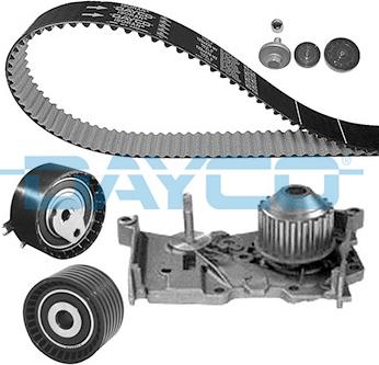 Dayco KTBWP4601 - Vízpumpa + fogasszíj készlet parts5.com