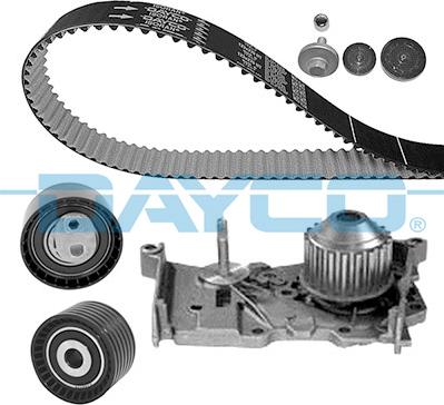 Dayco KTBWP5171 - Vízpumpa + fogasszíj készlet parts5.com