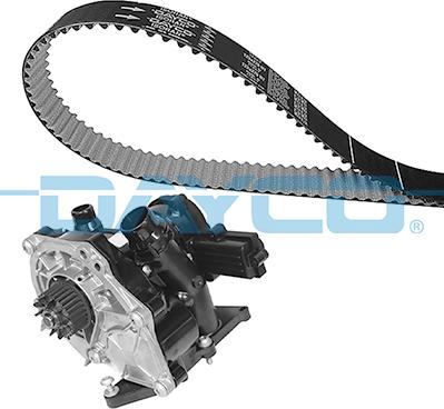 Dayco KTBWP12100 - Su pompası + Triger kayışı seti parts5.com