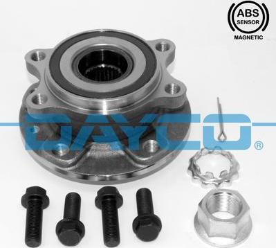 Dayco KWD1085 - Wheel hub, bearing Kit parts5.com