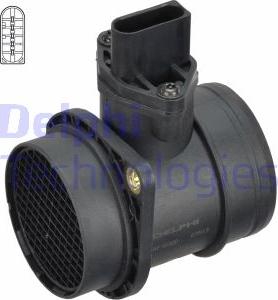 Delphi AF10300-12B1 - Air Mass Sensor parts5.com