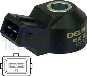 Delphi AS10196 - Capteur de cognement parts5.com