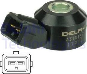 Delphi AS10167 - Knock Sensor parts5.com