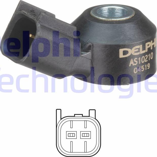 Delphi AS10210 - Czujnik spalania stukowego parts5.com