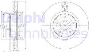 Delphi BG9055 - Kočioni disk parts5.com