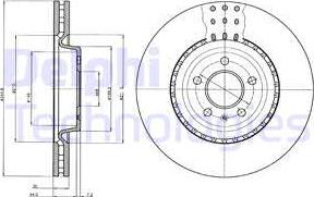 Delphi BG9110C - Disc frana parts5.com