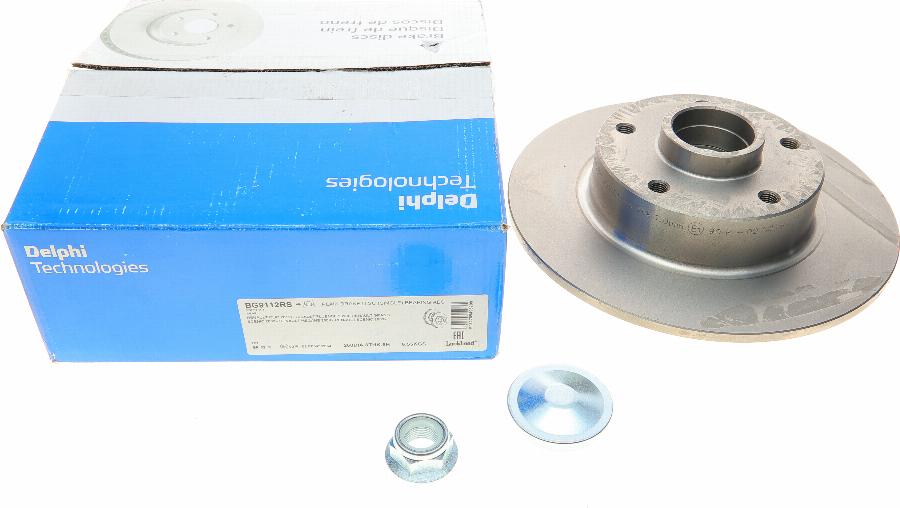 Delphi BG9112RS - Δισκόπλακα parts5.com