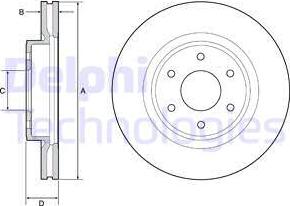 Delphi BG4941 - Piduriketas parts5.com