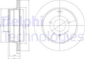 Delphi BG4069 - Disc frana parts5.com