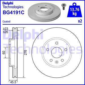 Delphi BG4191-C - Disc frana parts5.com