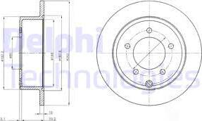 Delphi BG4179 - Disc frana parts5.com