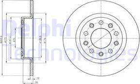 Delphi BG4315 - Brake Disc parts5.com