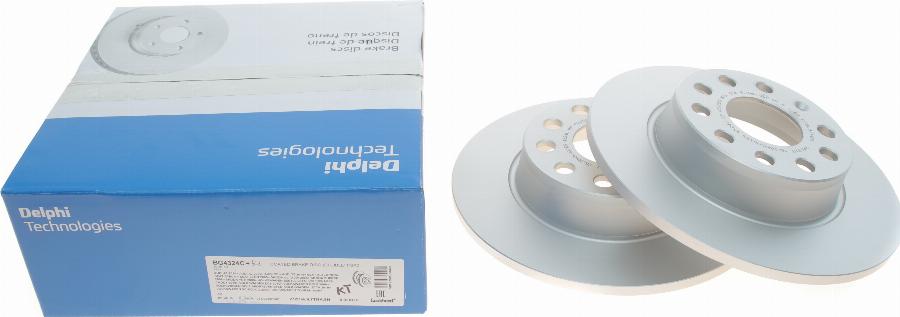 Delphi BG4324C - Brzdový kotúč parts5.com