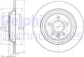 Delphi BG4239C - Brake Disc parts5.com