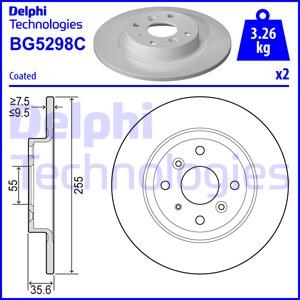 Delphi BG5298C - Disc frana parts5.com