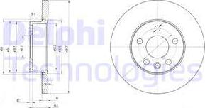 Delphi BG3415 - Piduriketas parts5.com