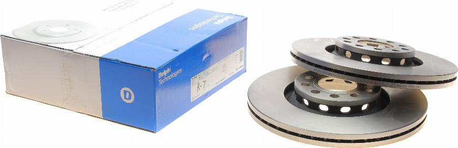 Delphi BG3657 - Kočni disk parts5.com