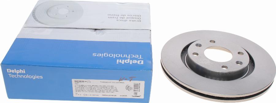 Delphi BG3620 - Brake Disc parts5.com