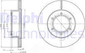 Delphi BG2495 - Δισκόπλακα parts5.com