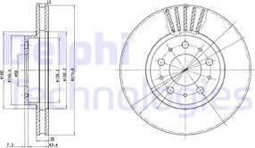 Delphi BG2841 - Piduriketas parts5.com