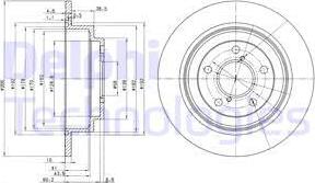 Delphi BG2826 - Disco de freno parts5.com