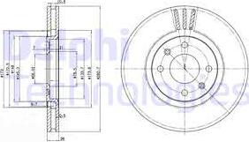 Delphi BG2872 - Piduriketas parts5.com