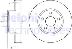 Delphi BG2386 - Disc frana parts5.com