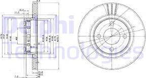 Delphi BG2784 - Piduriketas parts5.com