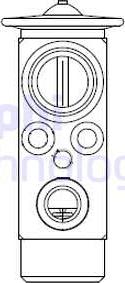 Delphi CB1024V - Supapa expansiune, clima parts5.com