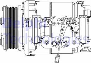 Delphi CS20492 - Compresor, climatizare parts5.com