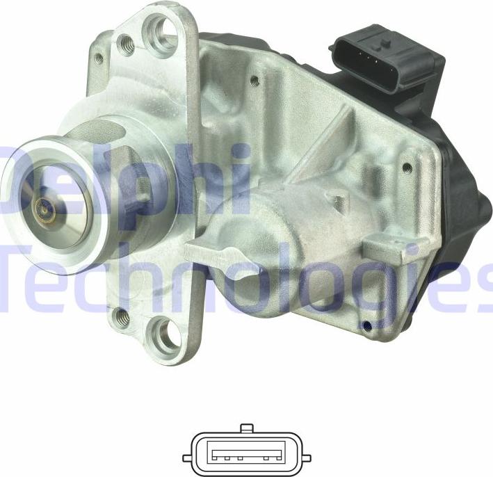 Delphi EG10550-12B1 - EGR Valve parts5.com