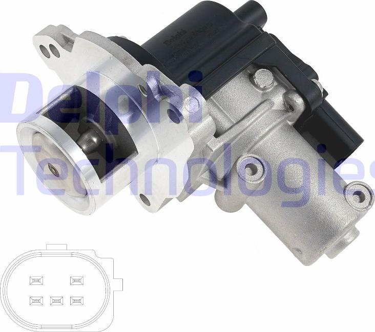 Delphi EG10622-12B1 - Supapa EGR parts5.com