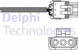 Delphi ES10969-12B1 - Lambdaszonda parts5.com