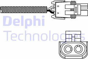 Delphi ES10989-12B1 - Sonda Lambda parts5.com