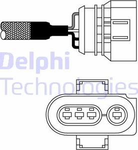 Delphi ES10980-12B1 - Lambda sonda parts5.com