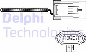 Delphi ES10988-12B1 - Sonda Lambda parts5.com