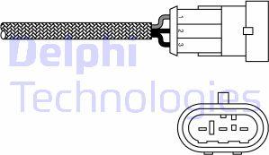 Delphi ES10971-12B1 - Sonde lambda parts5.com