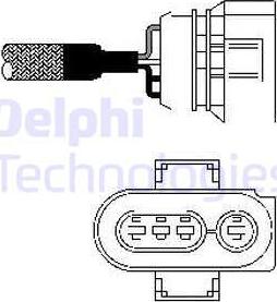 Delphi ES10403-12B1 - Sonda Lambda parts5.com