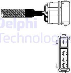 Delphi ES10333-11B1 - Sonda Lambda parts5.com