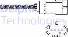 Delphi ES10793-12B1 - Lambda sensörü parts5.com