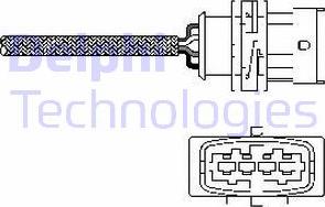 Delphi ES10789-12B1 - Lambdatunnistin parts5.com