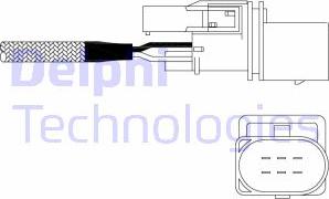 Delphi ES11026-12B1 - Lambda Sensor parts5.com