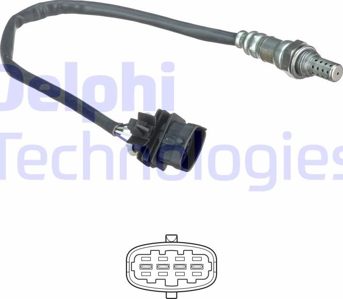 Delphi ES20491-12B1 - Lambda sensörü parts5.com