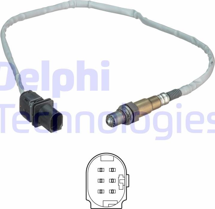 Delphi ES20541-12B1 - Lambda andur parts5.com