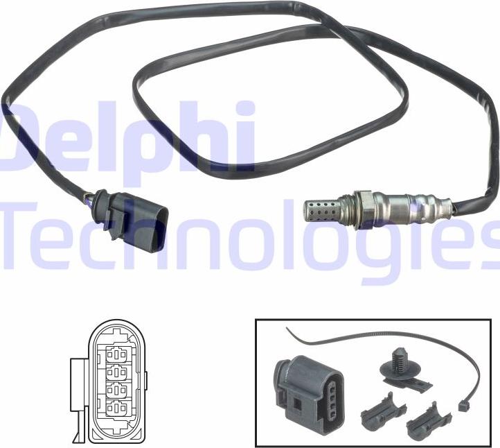 Delphi ES2052412B1 - Sonda Lambda parts5.com