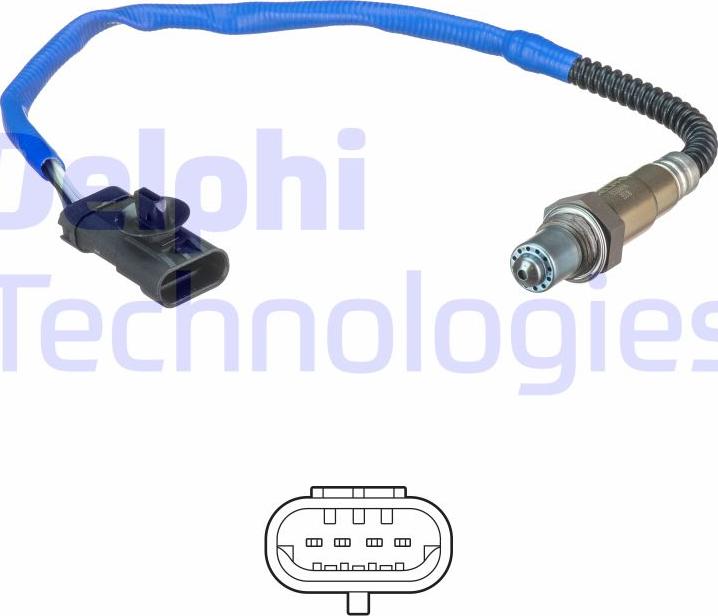 Delphi ES20656-12B1 - Sonda Lambda parts5.com